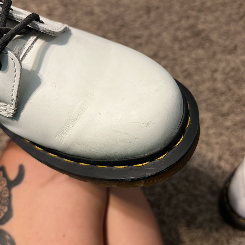 Dr. Martens 1460 Women’s Smooth Leather Lace Up Boots - Picture 9 of 13